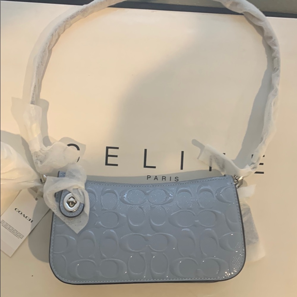 Coach Light Blue Shoulder Bag